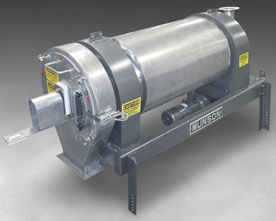 Rotary Continuous Mixer shown with ASME-code high pressure jacket